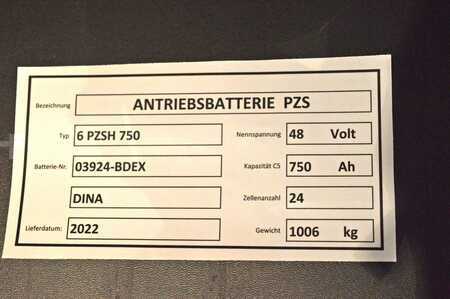 Jungheinrich EFG 320 Batterie Bj. 2022