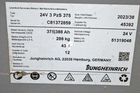 Jungheinrich ERD 220 Batterie Bj2023