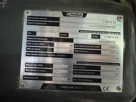 Ausa C500H X4  Container specif./S.S./Fork positioner