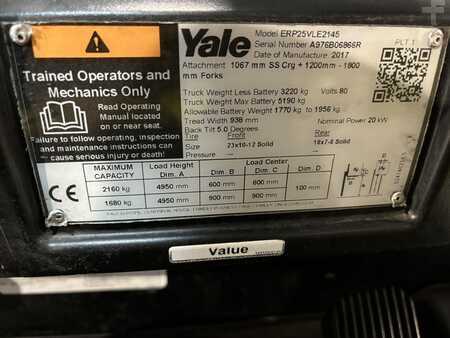 Yale ERP25VL