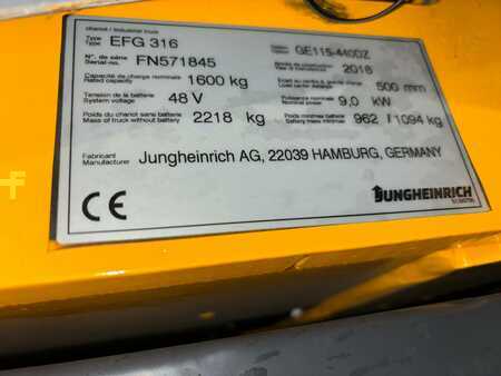 Jungheinrich EFG 316 