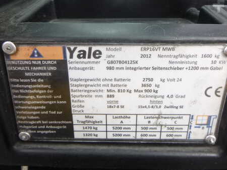 Yale ERP16VT MWB