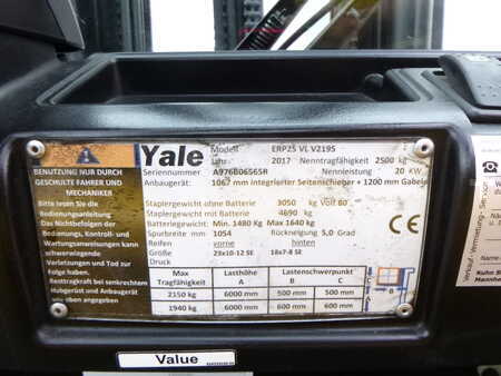 Yale ERP25VL